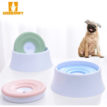 

HORBONPY Pet Dog Drinking The floating tray Water Bowl Dog Water Pot Not Wet Mouth Cat Dog Health Feeding Ecofriendly Water Bowl