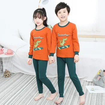 

Kids Pajamas Sets Boys Girls Dinosaur Cartoon Sleepwear 2-13Y Teens Clothes Children Pijama Unicornio Nightwear Pyjamas clothes