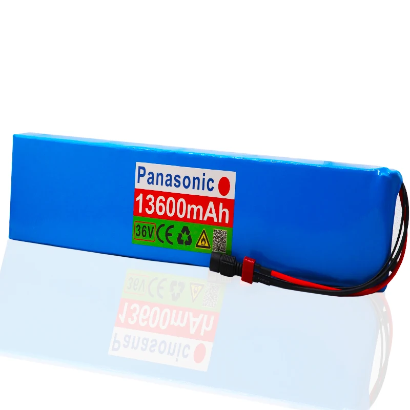 Panasonic е-байка 36В 13.6Ah 500W Высокая Мощность 42В 18650 ионно-литиевая аккумуляторная батарея, фара для электровелосипеда в электрический велосипед Скутер с BMS
