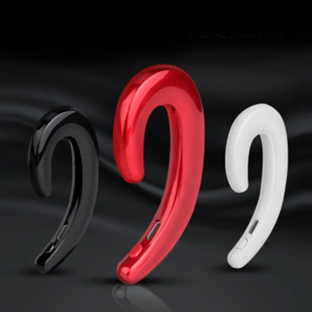 K8 Wireless Bluetooth Earphone Stereo Bone Conduction Earphone with Mic Ear Hook Headset Lightweight Sport Headphone