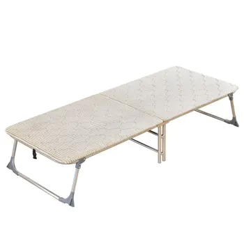 

Hardened Folding Bed Single Office Siesta Bed Adult Escort Marching Simple Home Wooden Bed