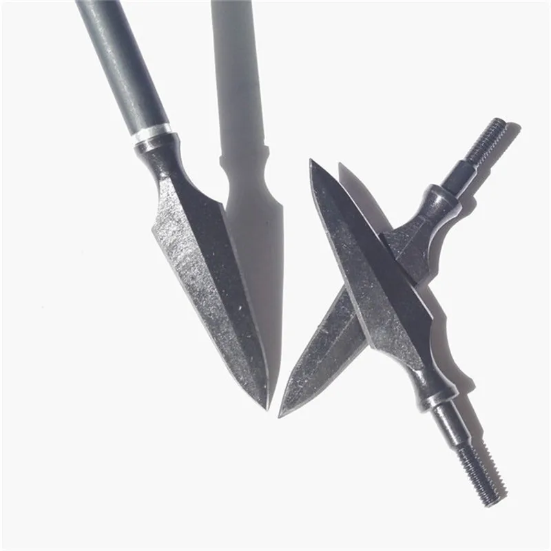 Billig 3 6 12Pcs 200 Korn Bogenschießen Jagdspitzen Pfeil Kopf Schraube Pfeil Punkte Für Verbindung Recurve Bogen Armbrust schießen Spitze Zubehör