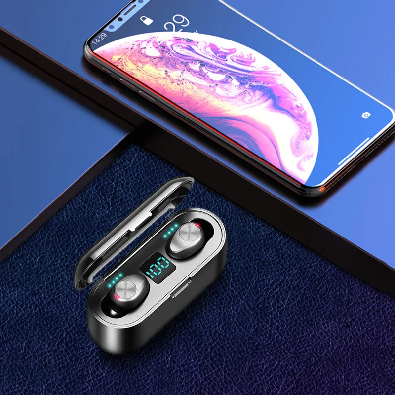 Беспроводные Bluetooth наушники 5,0 мини беспроводные наушники с зарядной коробкой спортивные наушники игровые наушники