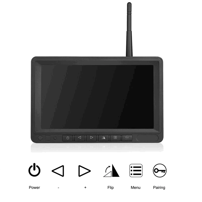 2,4G Беспроводной HD цифровой сигнал резервного копирования Камера автомобильный прицеп RV заднего вида Камера 7 дюймовый монитор заднего вида для парковки Обратный комплект