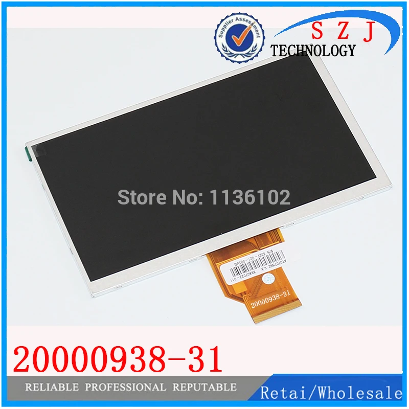 

Original 6.5'' inch TFT LCD display ZE065NA-01B 20000938-31 Lcd screen display Free shipping