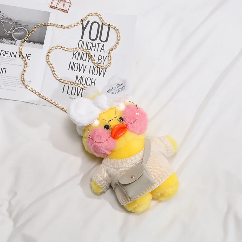 30 см Kawaii кафе Мими плюшевая сумка на плечо Lalafanfan плюшевая сумка утка плюшевые игрушки для девочек Подарки на день Святого Валентина игрушки для детей - Цвет: 3