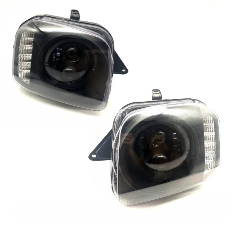 Car Styling Led Headlights for Suzuki Jimny JB43 Off-Road Low / High Car Lights Angel Eyes Signal Lights with Lens