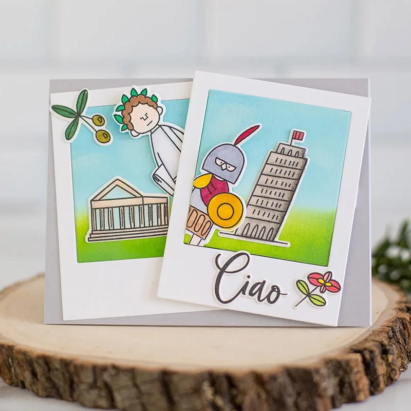 Ciao Combo дорожные прозрачные штампы, координационные штампы для DIY скрапбукинга, крафт-карты, прозрачные штампы, новинка, силиконовое уплотнение