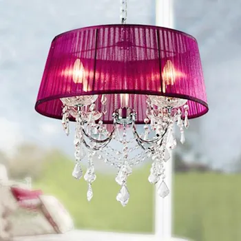 

European fashion bedroom modern minimalist romantic rustic chandelier crystal chandelier special creative SJ66