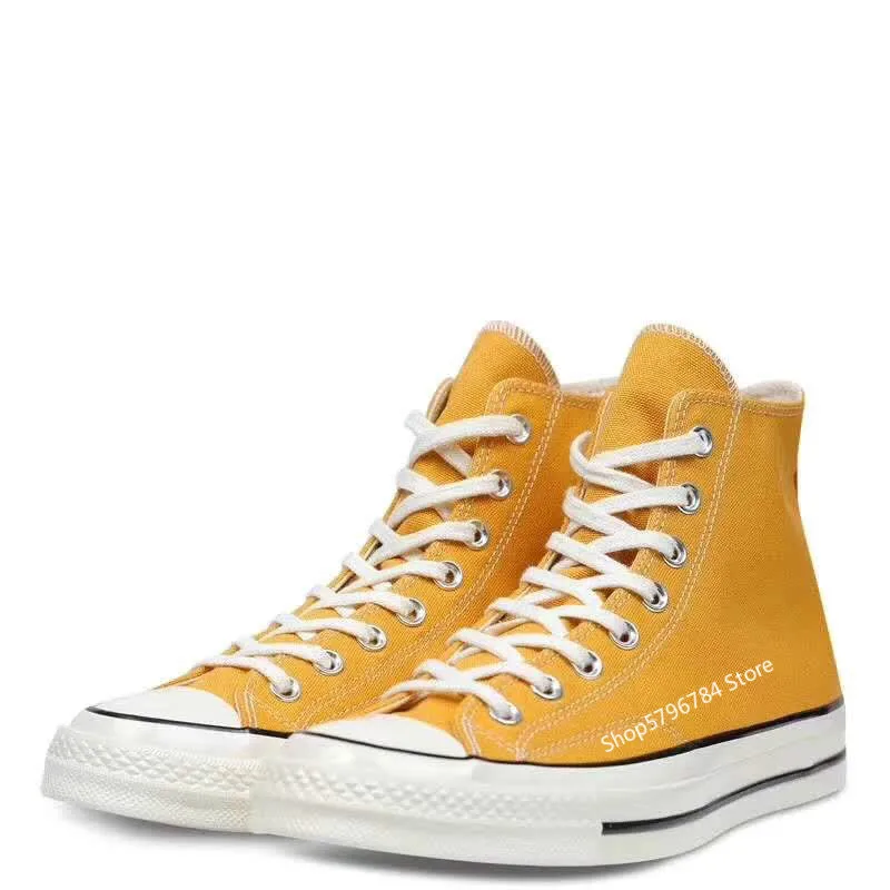 Converse CHUCK 70 Ретро Версия 1970S все стильная обувь в стиле унисекс кроссовки желтый