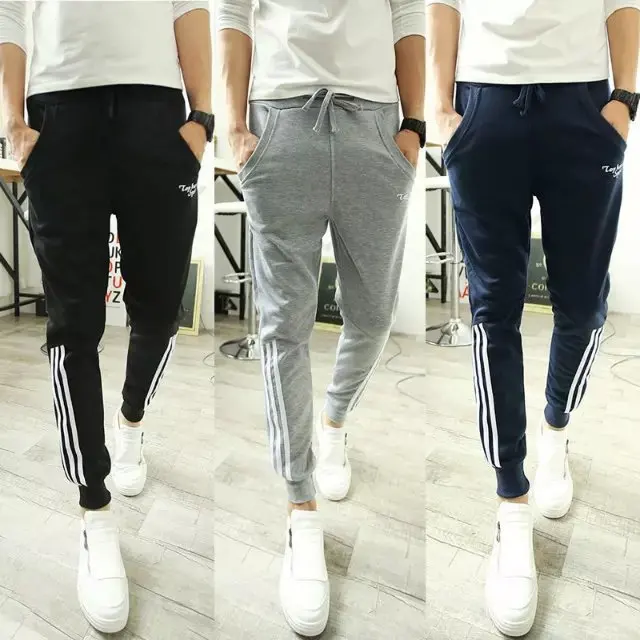 

Autumn & Winter Popular Men Skinny Pants Japanese-style Trend Casual Pants Trousers Men'S Wear Slim Fit Harem Pants Sports Pants