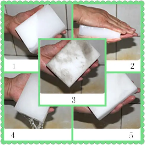 

40pcs Nano Cleaning Sponge Magic Eraser Melamine White 10x6x2cm Kitchen Home Multi Functional Household Washing Tools