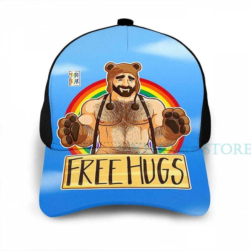 ADAM Lives HUGS-GAY PRIDE баскетбольная Кепка для мужчин и женщин модная черная шляпа унисекс с принтом