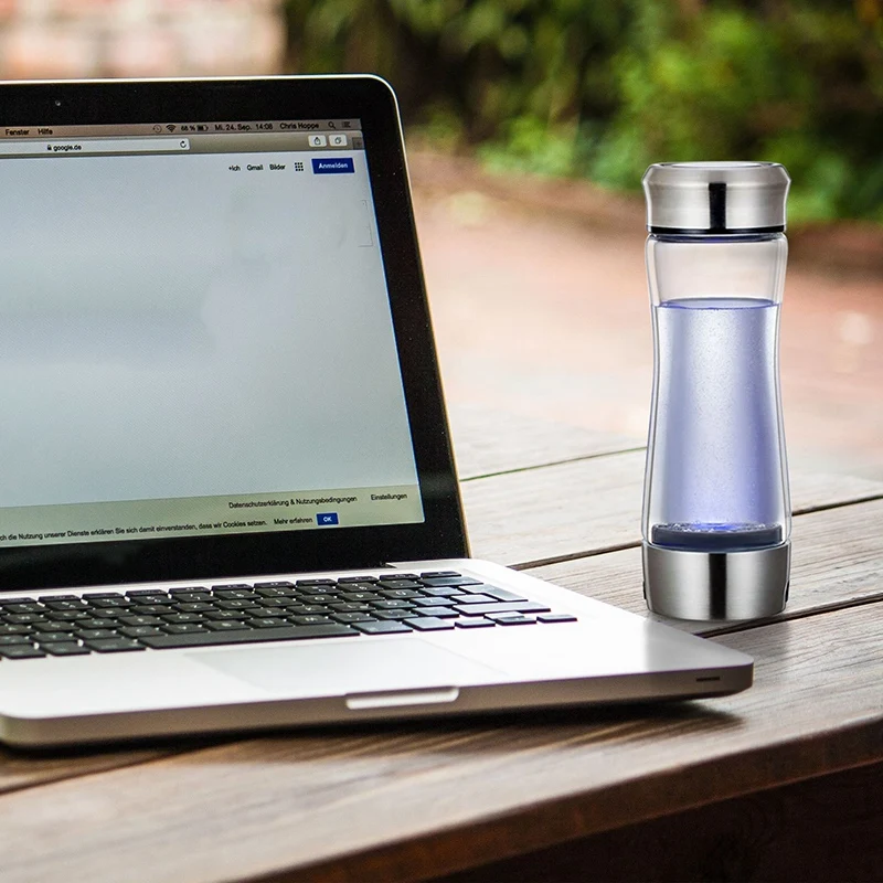 Водород богатый корпус генератора воды Анион ионизатор воды против старения Usb H2O здоровая смарт-чашка
