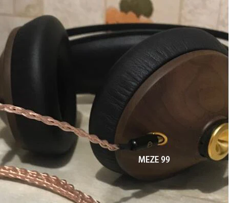 Audiocrast 8cores Replacement Headphones Cable Audio Upgrade Cable For Meze 99 Classics Focal Elear Headphones