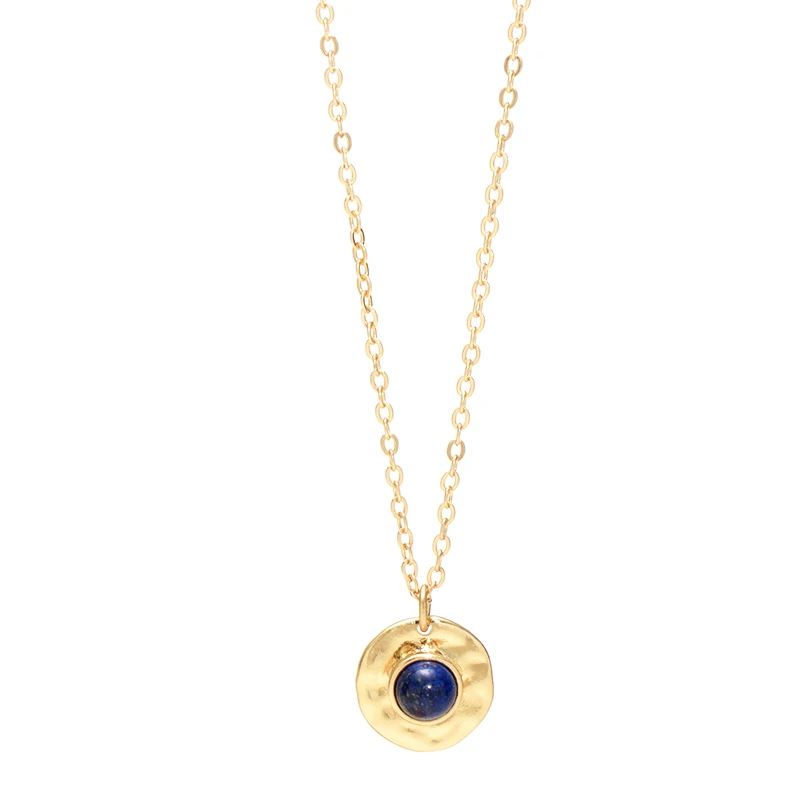 Sapphire blue stone Necklace