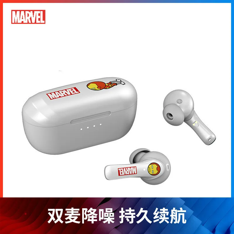 

Marvel steel real wireless dual MAC noise reduction 5.0 Bluetooth headset