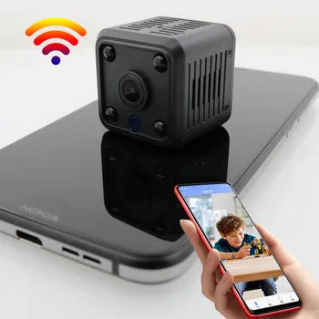 

K1 1080P Wifi Mini Camera Home Security P2P Camera WiFi Night Vision Wireless Surveillance Camera Remote Phone App Camera
