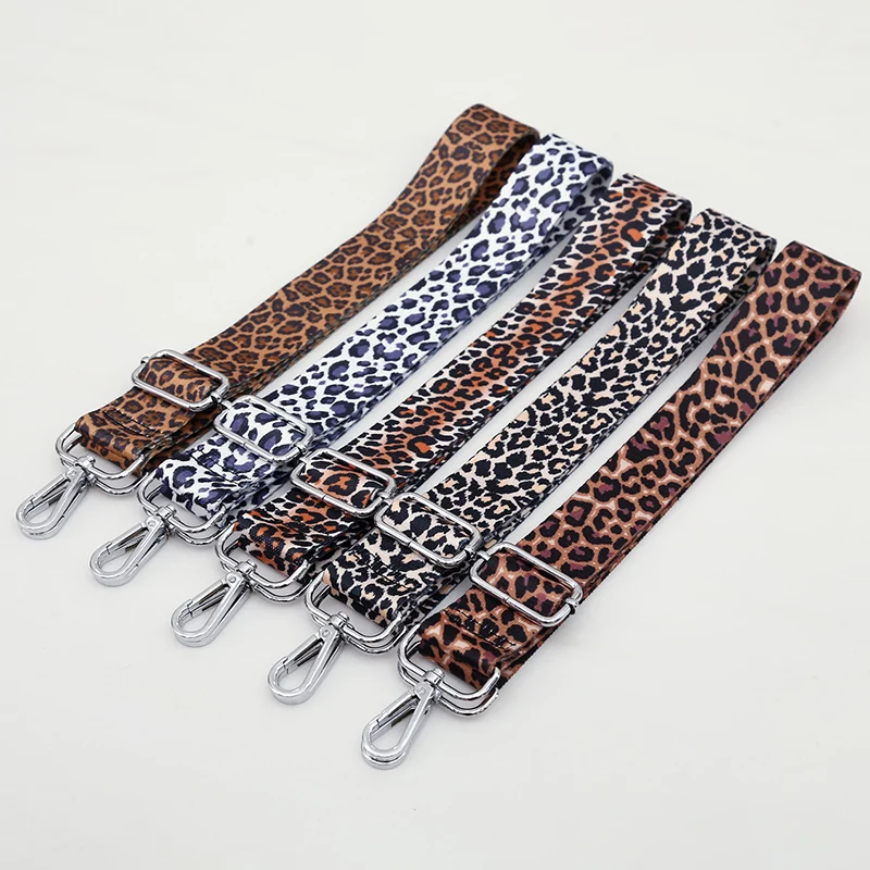 Leopard Bag Straps Women Shoulder Messenger Bags DIY Adjustable