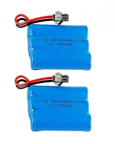 Light Yellow Модель M) Ni-CD 3,6 v 1400mah батарея+ USB зарядное устройство для Rc игрушки автомобиль Танк Поезд Робот Лодка пистолет AA 3,6 v перезаряжаемый аккумулятор - Цвет: Light Yellow