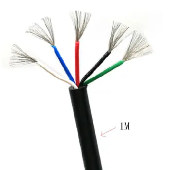 

5 Cores Cable Wire Electronic Soldering Iron STC-T12 Line Welding Station Handle A5YD