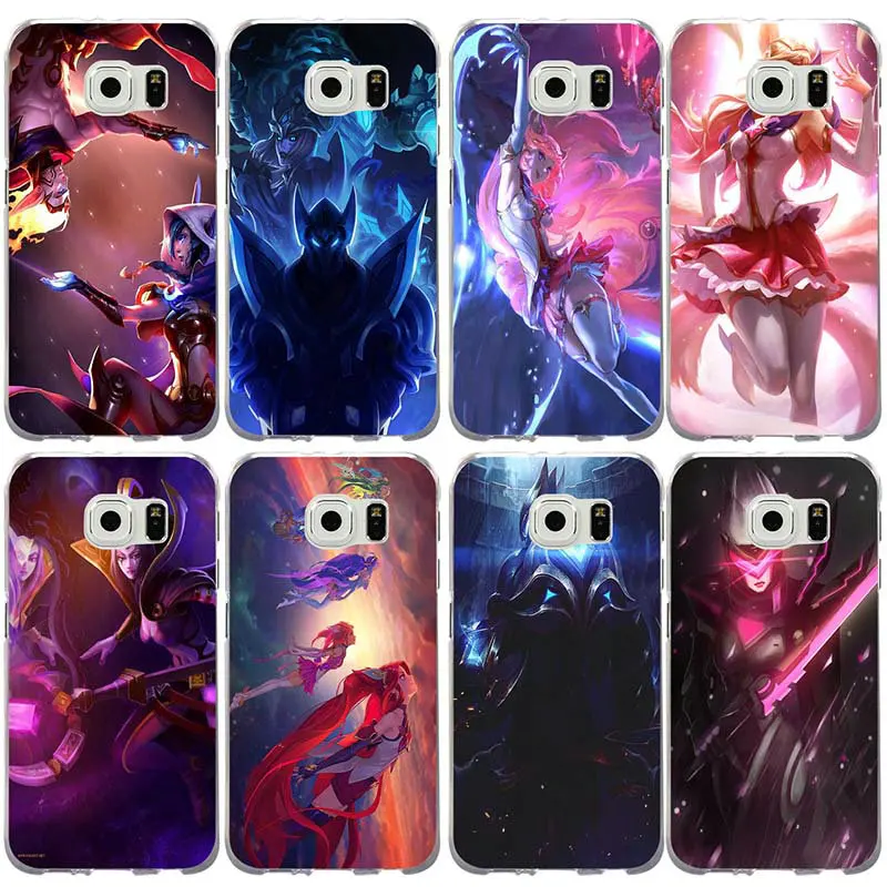 Мягкие чехлы для телефонов Lol Star League Of Legends из ТПУ Samsung Galaxy S2 S3 S4 S5 Mini S6 S7 S8 S9 S10 Edge Plus