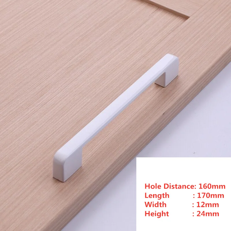 Simplicity Fuji White Kitchen and Furniture Handles