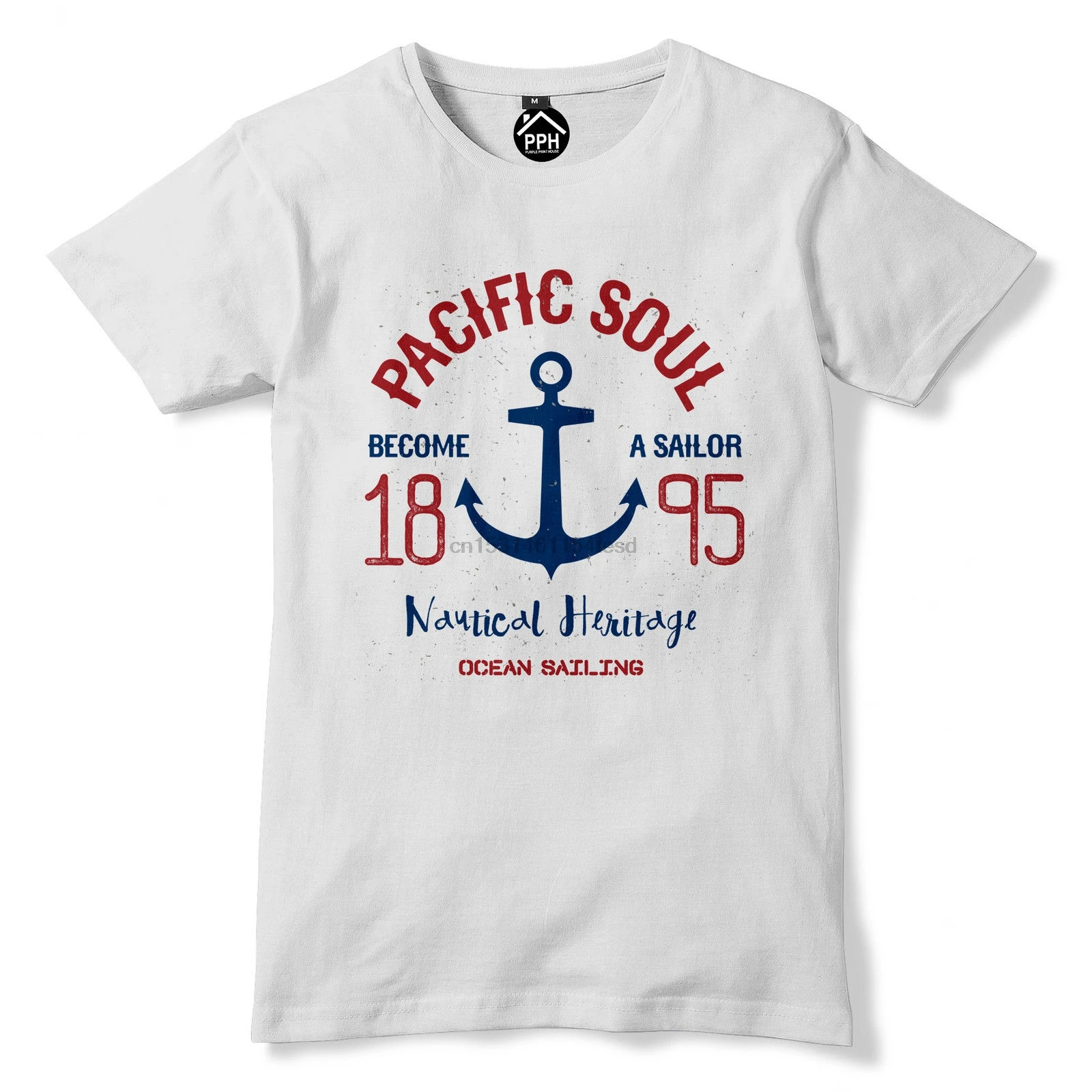 Homme 2020 Новые Длинные рукава Harajuku топы Pacific Soul морской наследие в морском стиле