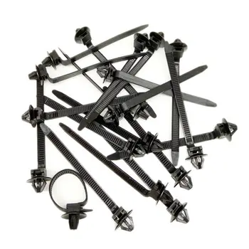 

Nylon Fastener clip Bundled Wire Band Tie Wrap Car Hose Clamps Quality