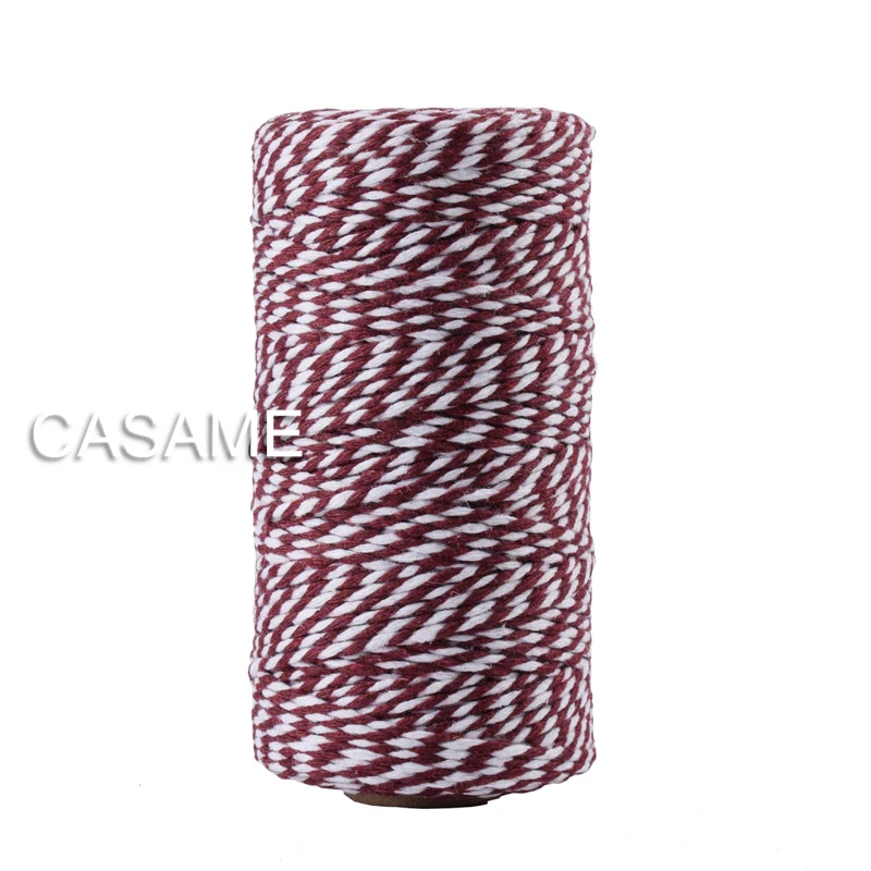 wine red 100 м натуральная джутовая веревка для выпечки мешочная нить пеньковая веревка вечерние упаковка для свадебного подарка кордная нить DIY Скрапбукинг флористы ремесло - Цвет: wine red