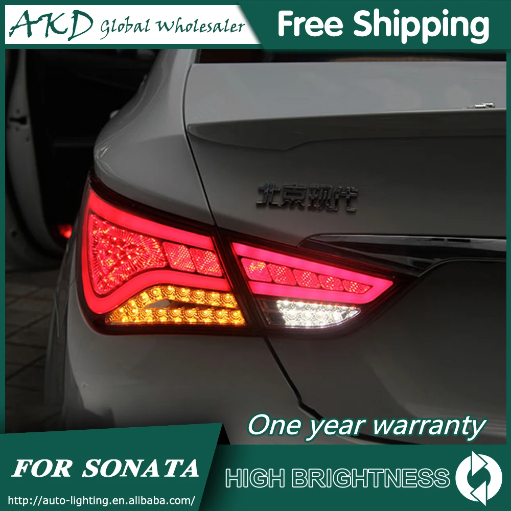 

Tail Lamp For Car 2011-2016 Hyundai Sonata 8 MK8 Tail Lights Led Fog Lights DRL Daytime Running Lights Tuning Car Accessories