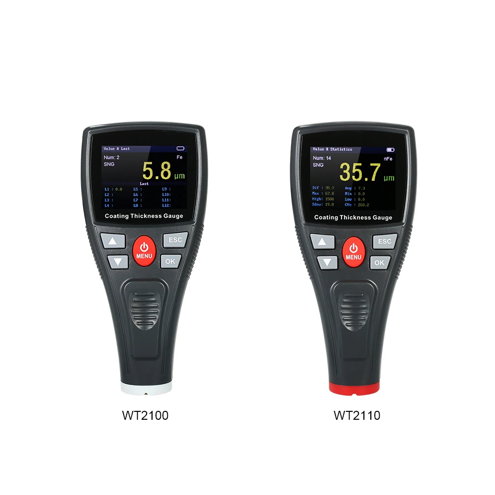 

Digital Paint Coating Thickness Gauge Coatings Thickness Tester with Auto Function Fe/NF Probe Car Detector Cars Paint Meter