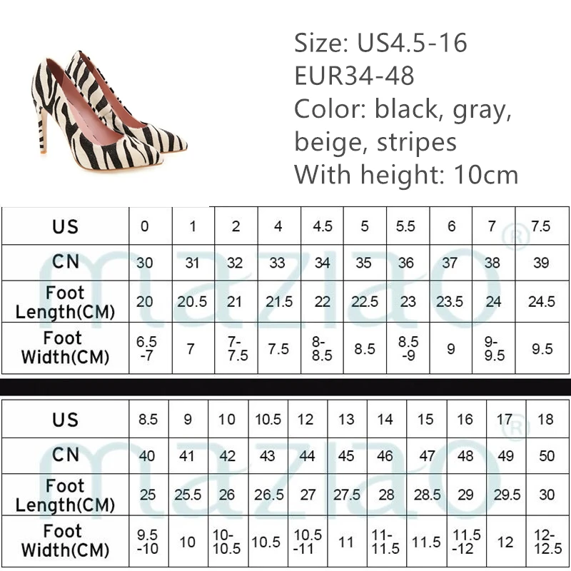 Модные женские туфли на высоком каблуке 10 см, на шпильке, с острым носком, без шнуровки, женские вечерние туфли-лодочки, разноцветные туфли с закрытым носком, с рисунком зебры женская обувь, MAZIAO
