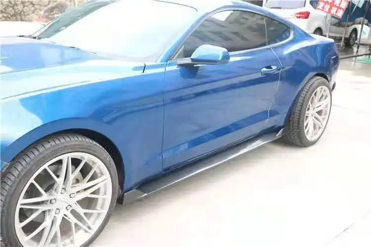 Боковая юбка боди Потяните модифицированный Карбон волокно для Ford Mustang