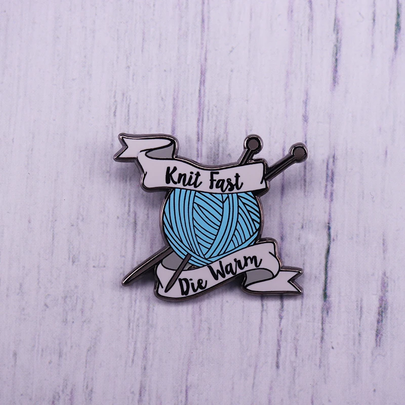 Seamstress Pin Enamel Knitting Pins Enamel Knitting Pin Brooch