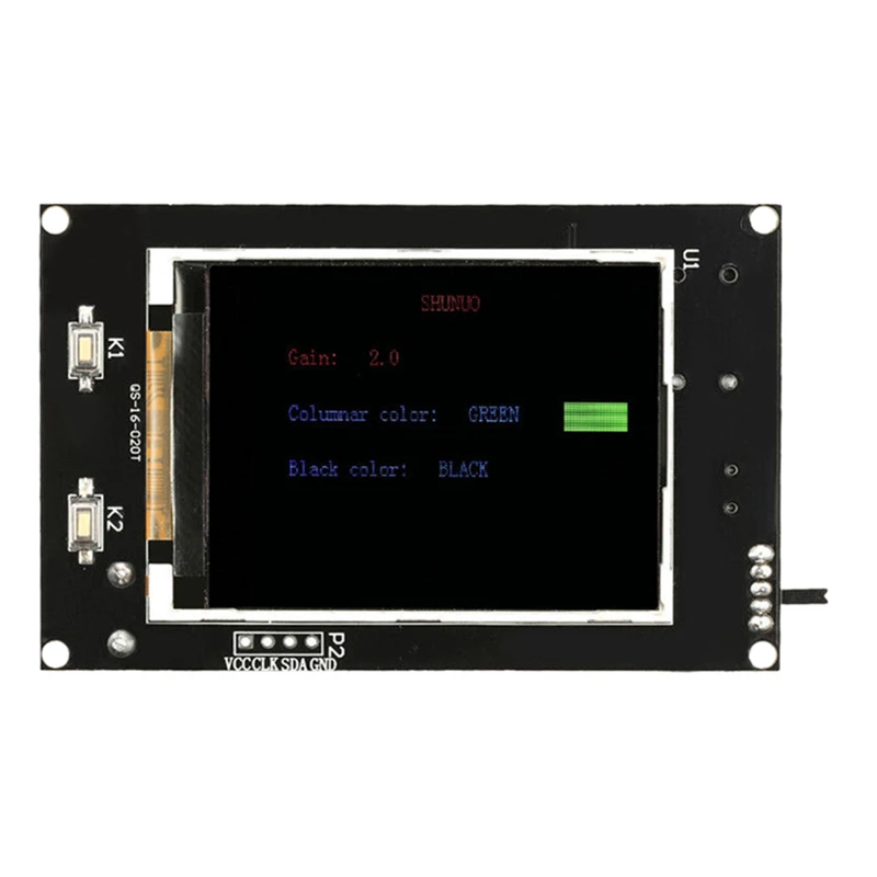 AMS-2.4 &quotЖК-дисплей музыкальный анализатор спектра MP3 PC усилитель аудио индикатор