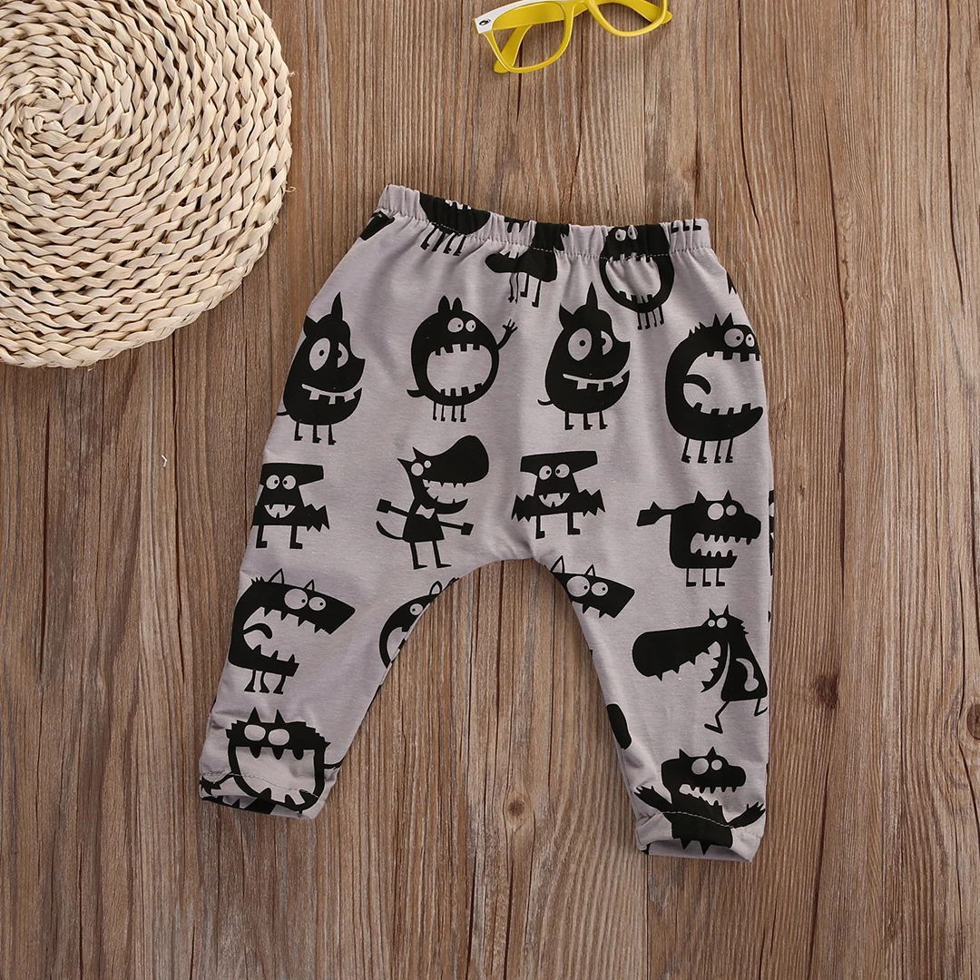 Newborn Baby Boys Girls Bottom Long Pants Leggings Trousers Cotton Clothing 0-3Y Dropshipping
