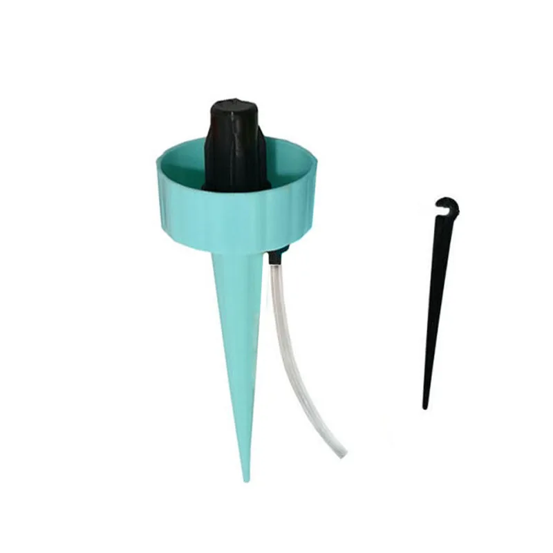 random color Цветочный горшок капельного орошения системы растений водители DIY Автоматическая капельная шип коническая Автоматическая комнатная полива растений 25 шт - Цвет: random color