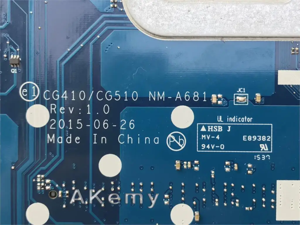 CG410/CG510 материнская плата для lenovo 100-15IBD Материнская плата ноутбука с 3215U NM-A681 протестирована