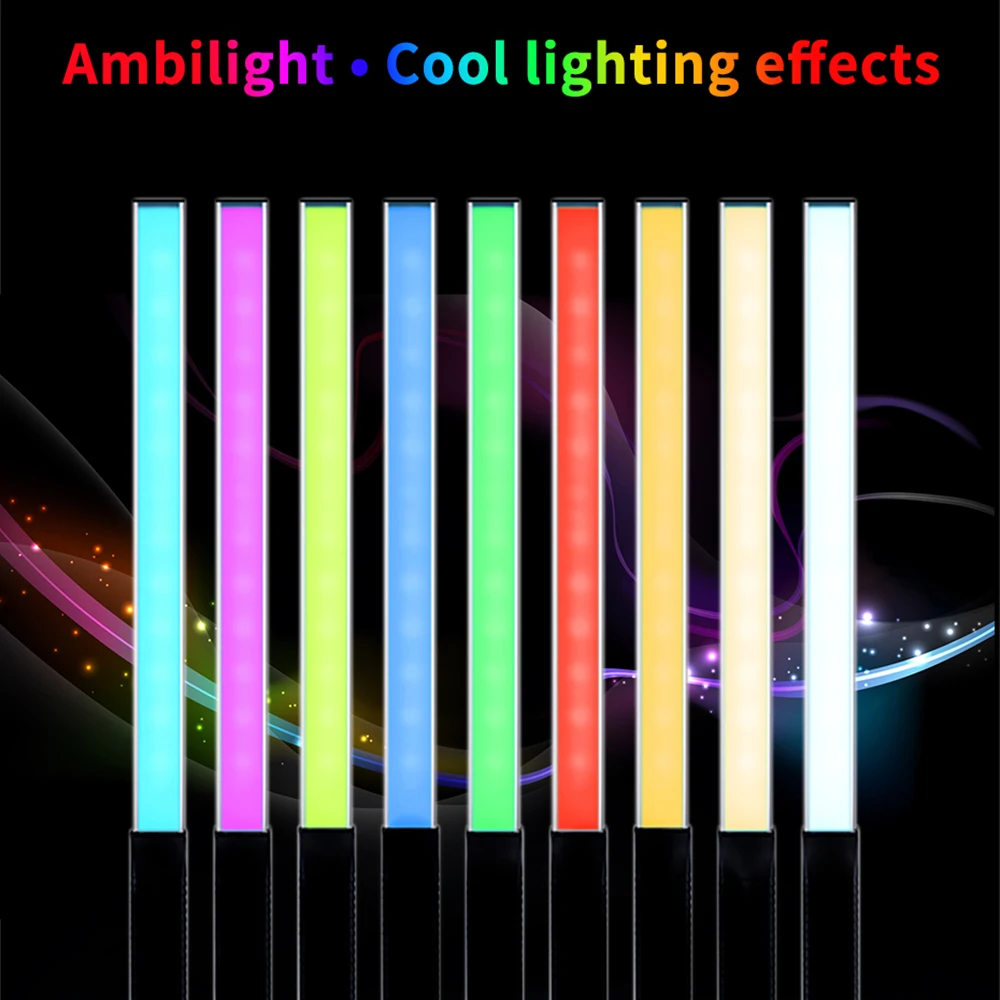 

Ulanzi Stick LED Video Light Full Color Handheld RGB Stick Lamp Dimmable Photography Studio Light With Remote Control Fill Light