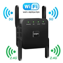 5G Wifi Repeater Wifi Extender Wifi Amplifier 2.4G Wireless Long Range Wi Fi Booster Wi-Fi Repeater Signal Wi-fi Extender