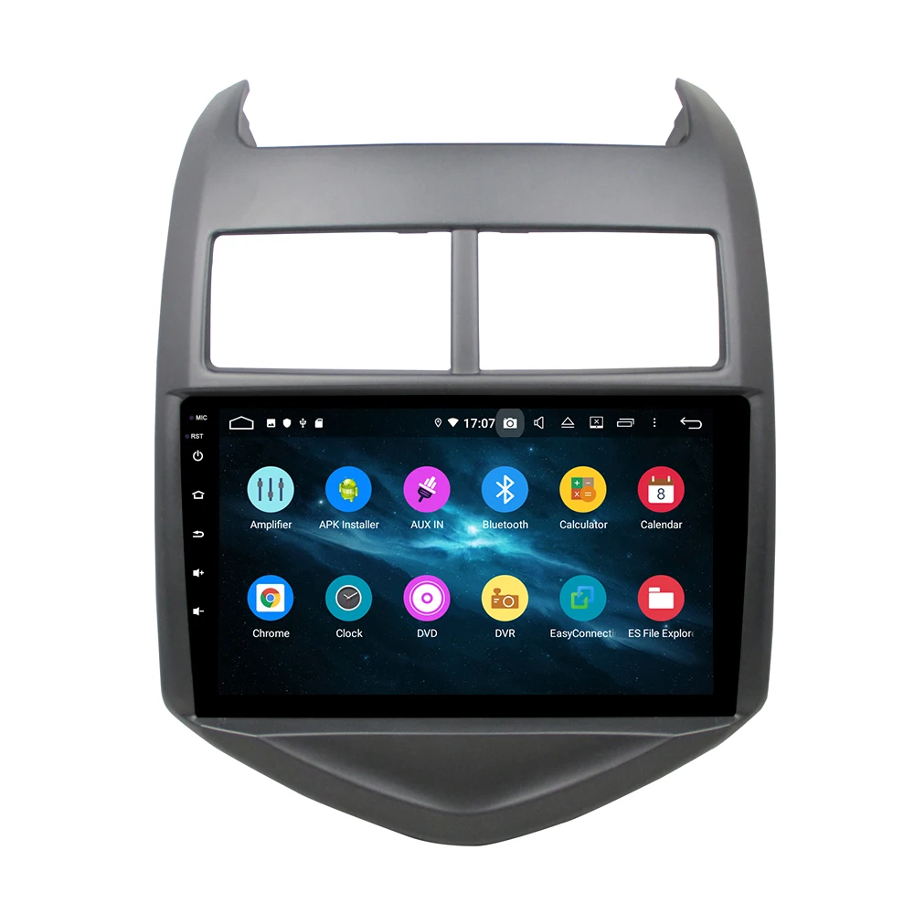 Android 9,0 Восьмиядерный 4 Гб ОЗУ 64 Гб ПЗУ автомобильный DVD gps навигационный мультимедийный плеер Автомобильный стерео для FORD Chevrolet AVEO 2011