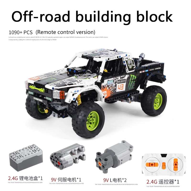 Technic Series, 4X4, внедорожный автомобиль, строительные блоки, блоки, игрушки, совместимые 42099, рождественский подарок, игрушки для мальчиков