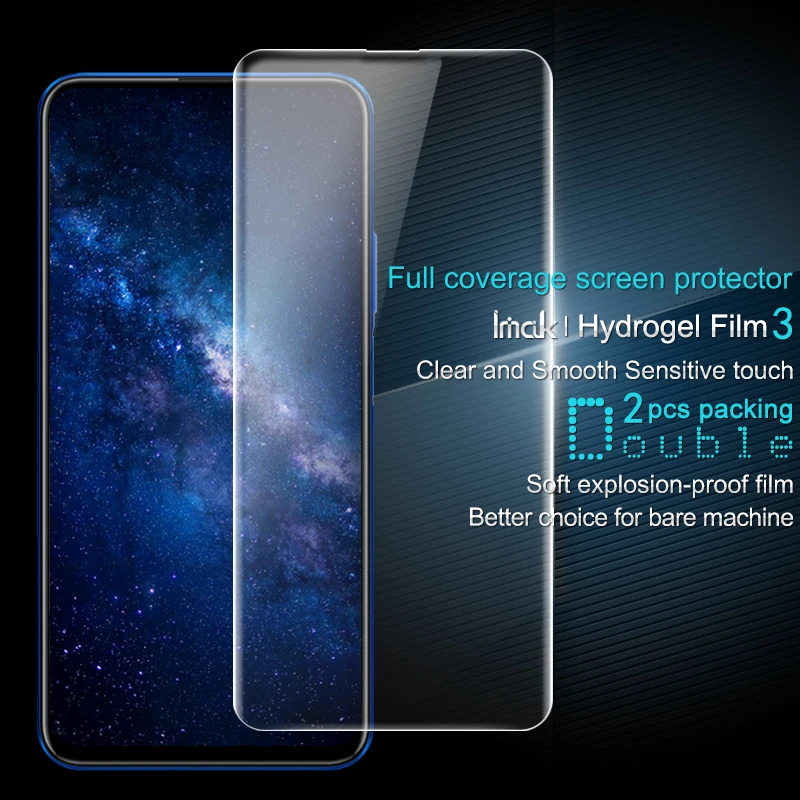 

for Huawei Honor 9X Screen Protector IMAK Hydrogel Front 0.15MM Soft Protective Film for Huawei Honor 9X Pro Not Glass