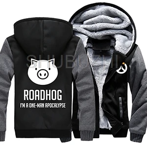 same as picture Мужская и женская куртка для игры OW Genji Roadhog Sombra Zenyatta, пальто для косплея, утепленная толстовка на молнии, толстовки - Цвет: same as picture