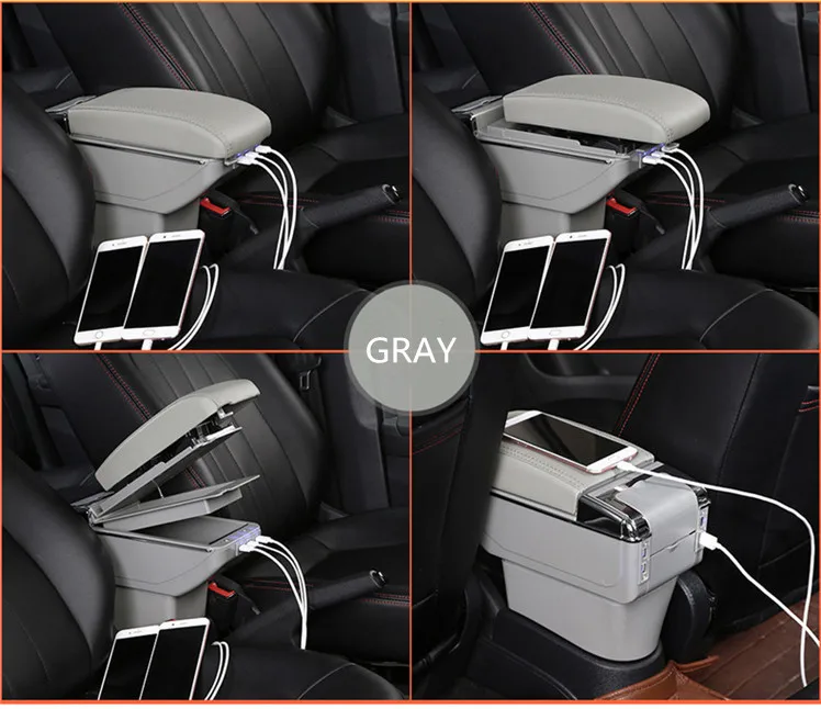 双层升高带灯灰色 D