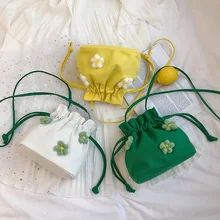 Стиль, цветочное ведро, сумка, модная простая ткань, сумка для девочек, студентов, хипстер, художественная и художественная сумка, производители, Whol