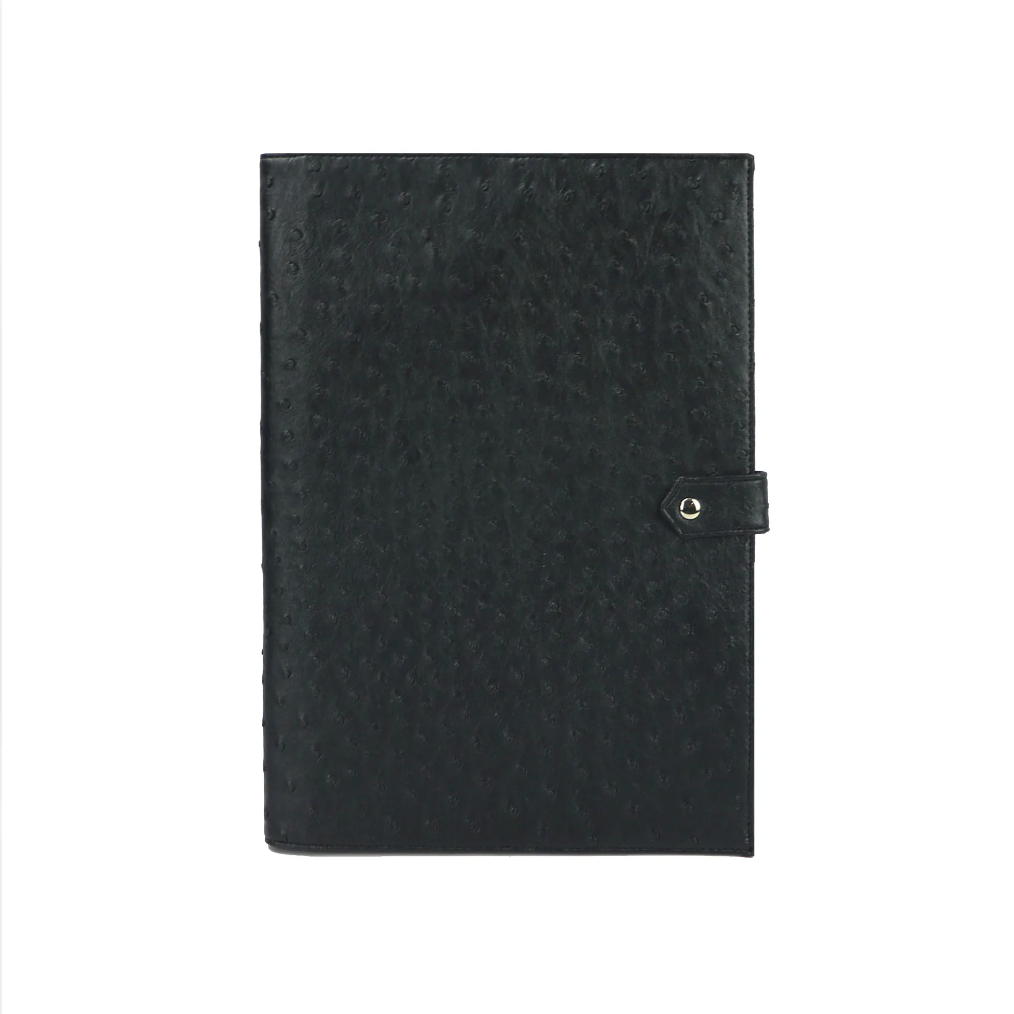 Ostrich Black Модный деловой портфель с вышивкой страуса, папка для документов, новая вместительная сумка для ноутбука, высокое качество, Сумка для документов - Цвет: Ostrich Black