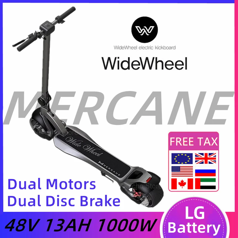 Европейский запас оригинальный Mercane WideWheel умный электрический скутер с широким