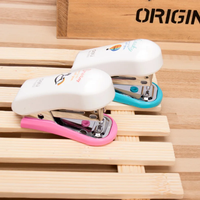Deli 0302 Stapler 12# Stapler Mini Stapler for Student Single Price